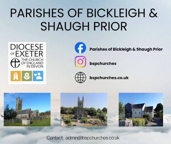 Sunday 24th May 2026 – Services at Shaugh Prior, Bickleigh, and Glenholt – All are welcome post thumbnail image